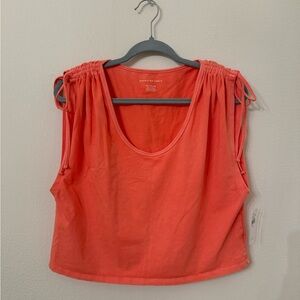 American Eagle Outfitters Women's Bright Coral Tank Top